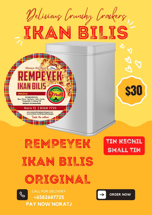 REMPEYEK IKAN BILIS ORIGINAL SMALL TIN