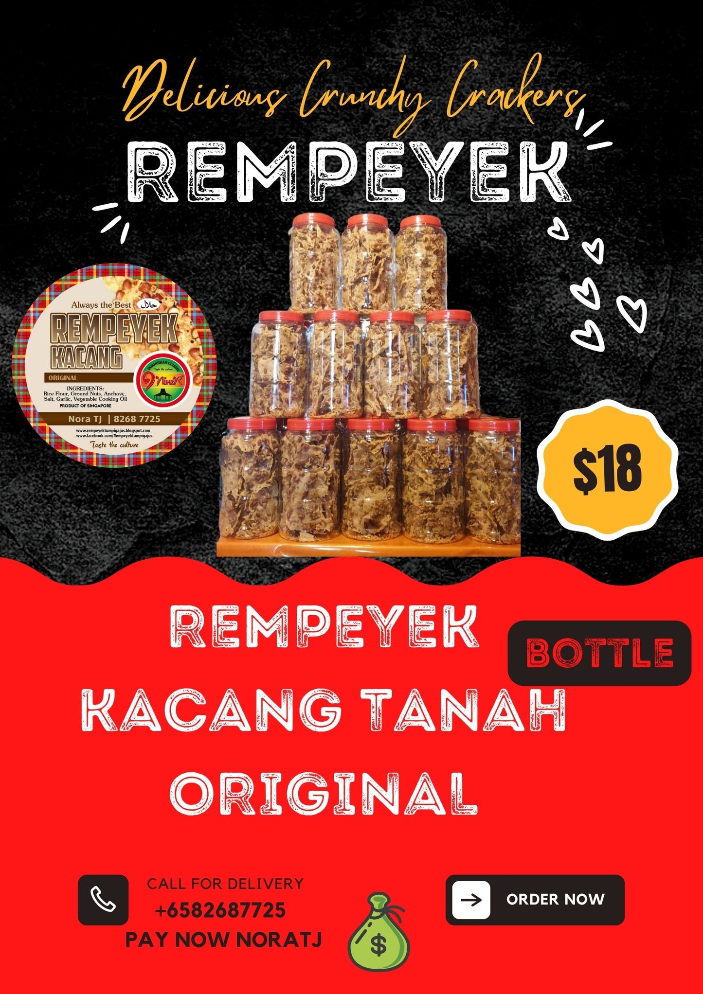 REMPEYEK KAHCHANG TANAH ORIGINAL BOTTLE